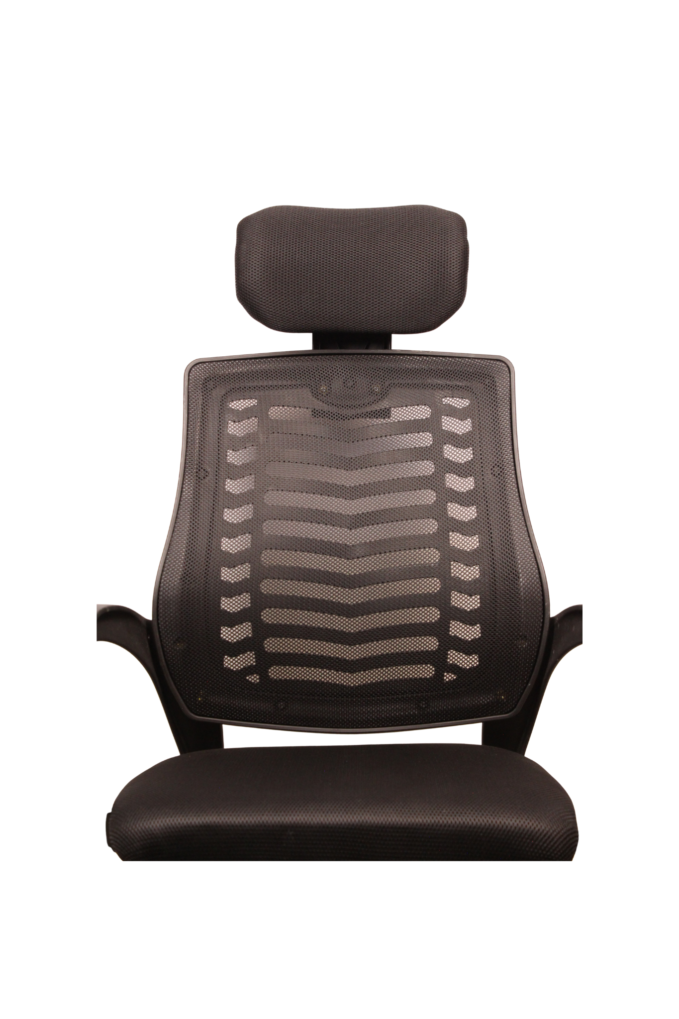 Secretarial Mesh Chair ~ Adjustable Headrest and Lumbar Support - Image 2