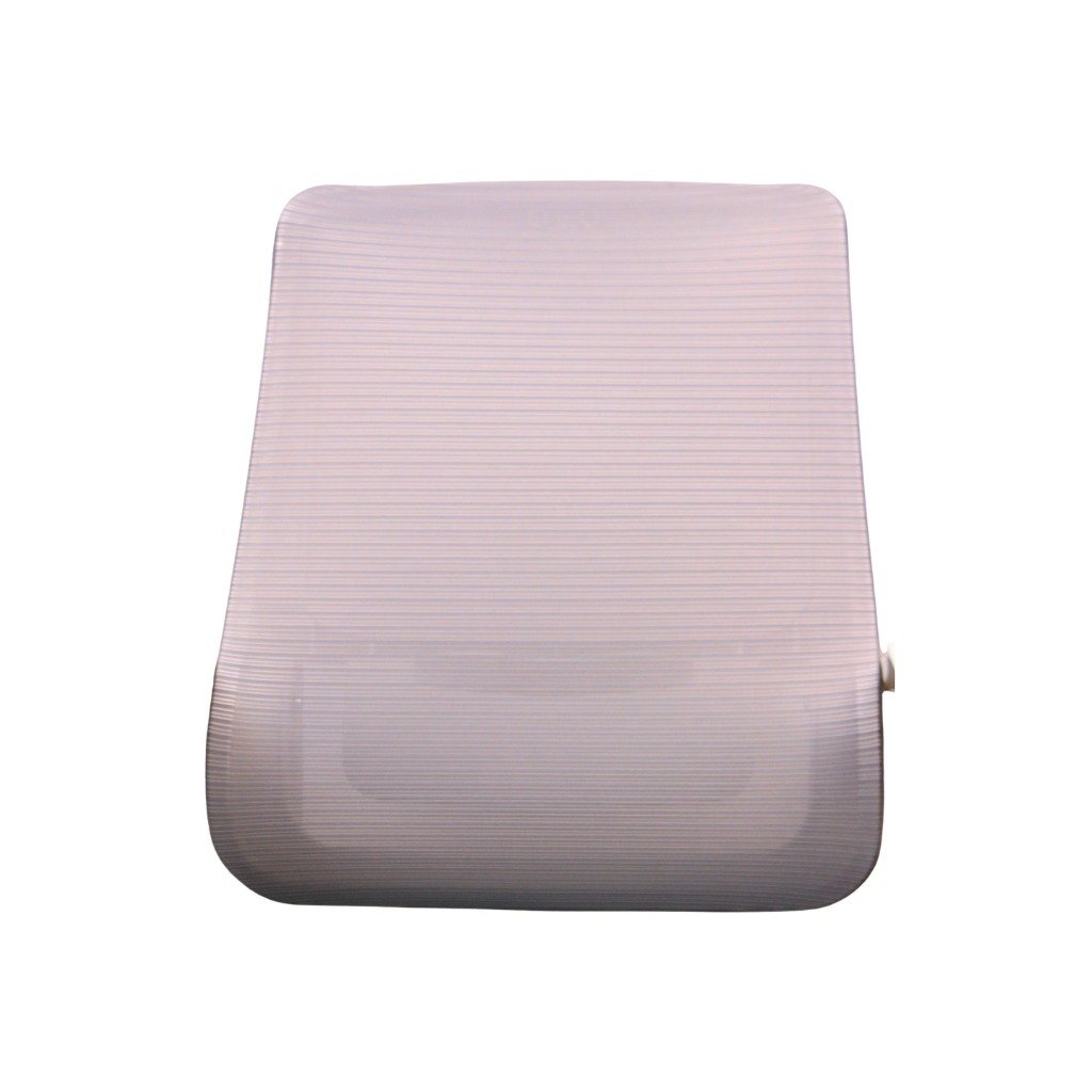 White Ergonomic Mesh Office Chair ~ Mid Back, Lumbar Support - Image 5