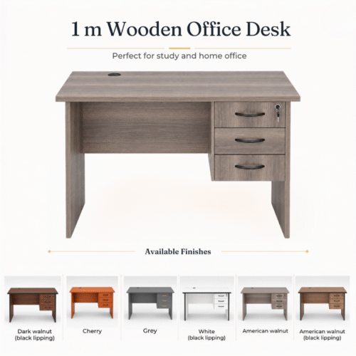 1 m Wooden Office & Study Desk
