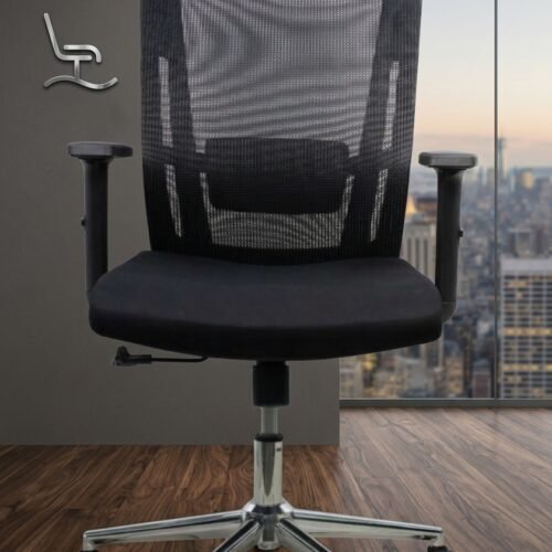 Ergonomic Mid-Back Mesh Office Chair with Chrome Base