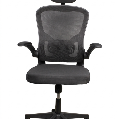 Ergonomic Mesh Office Chair with Flip-Up Armrests