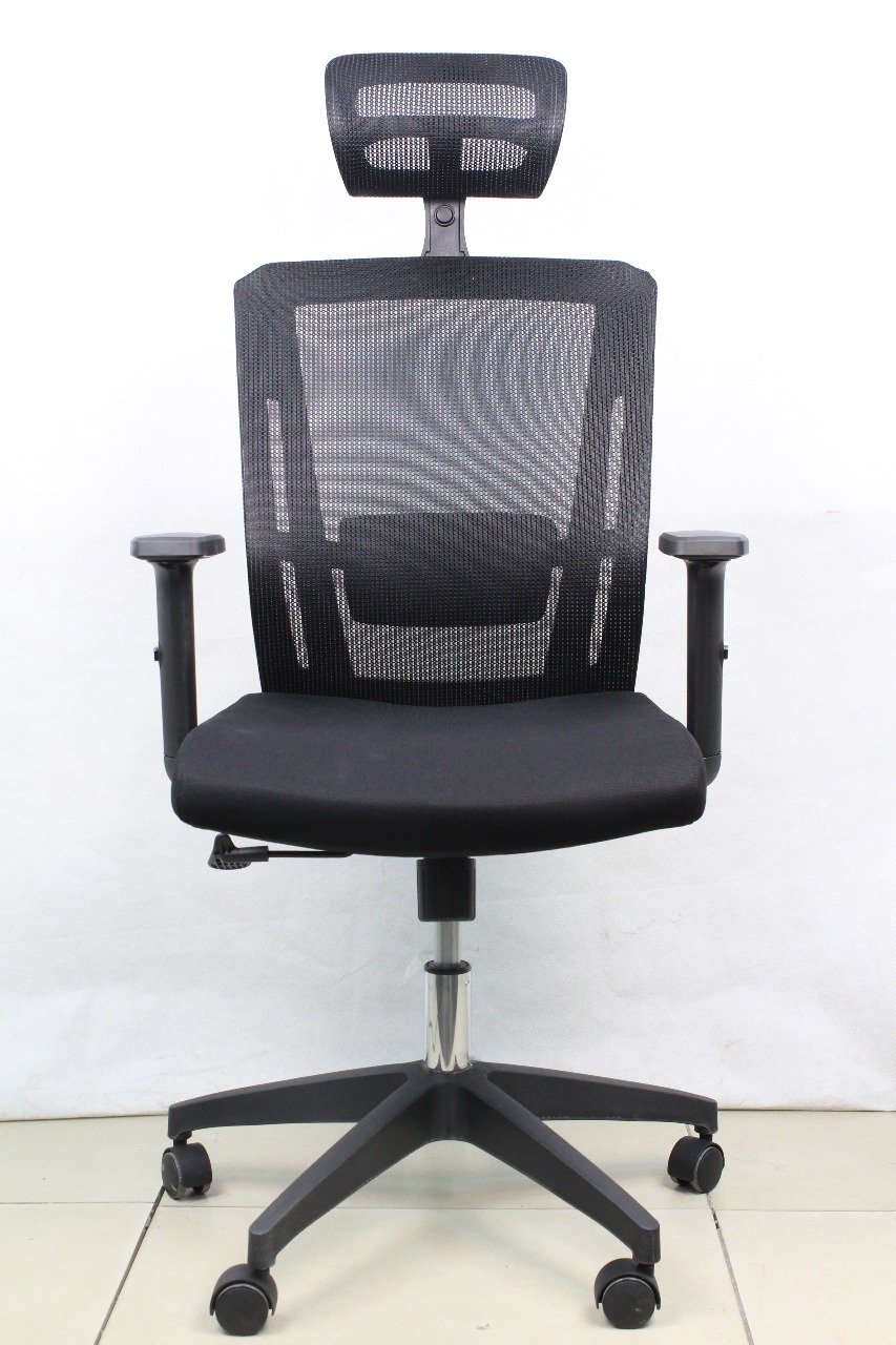 High-Back Ergonomic Mesh Office Chair with Headrest - Image 4